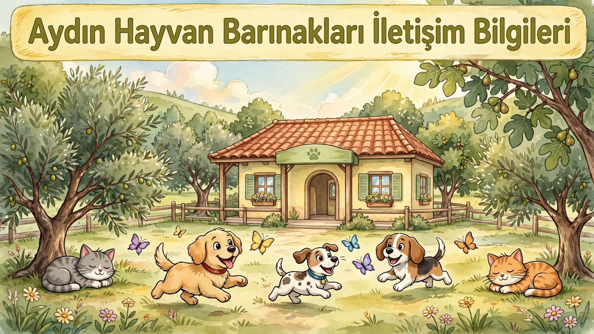 Aydın Hayvan Barınakları Listesi | Telefon, Adres ve Konum