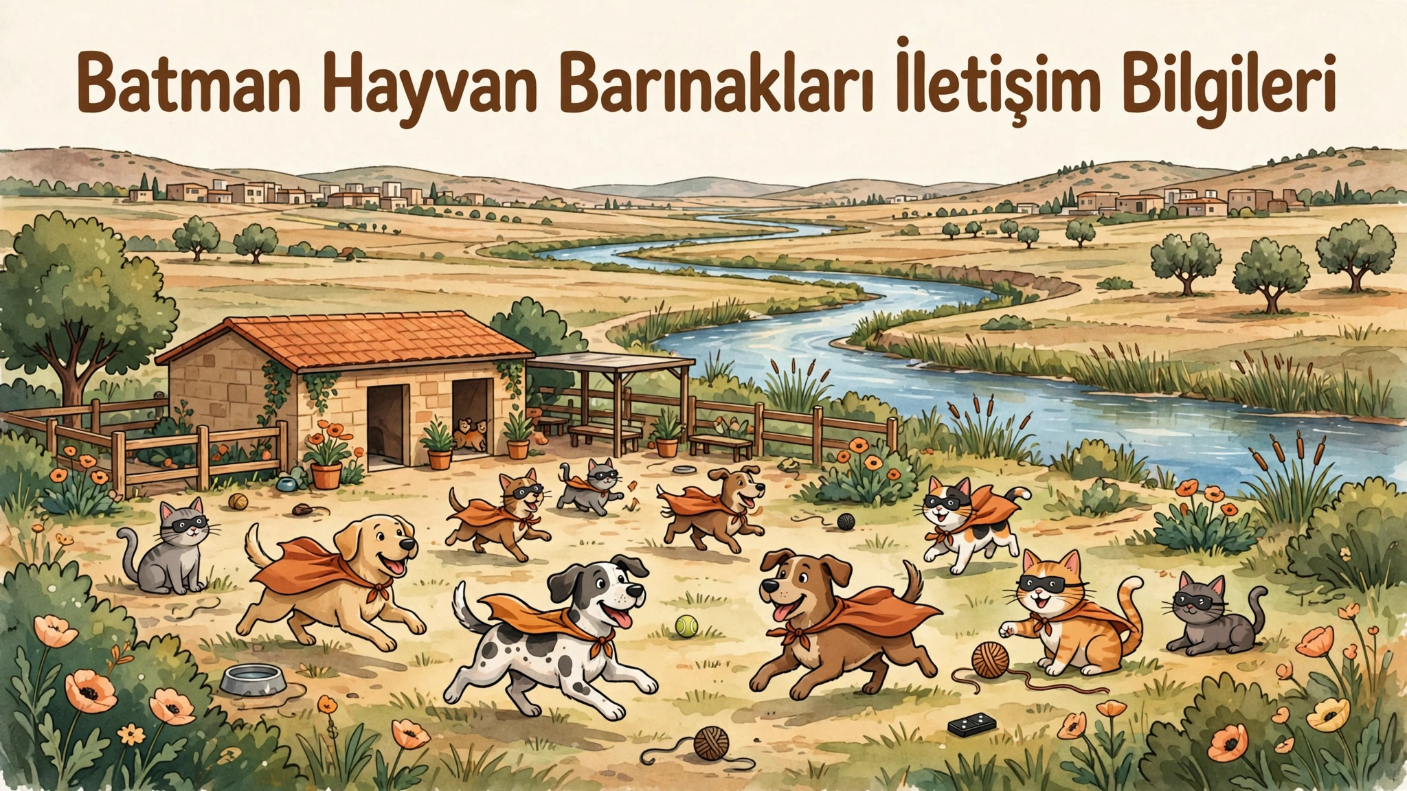 Batman Hayvan Barınakları Listesi | Telefon, Adres ve Konum
