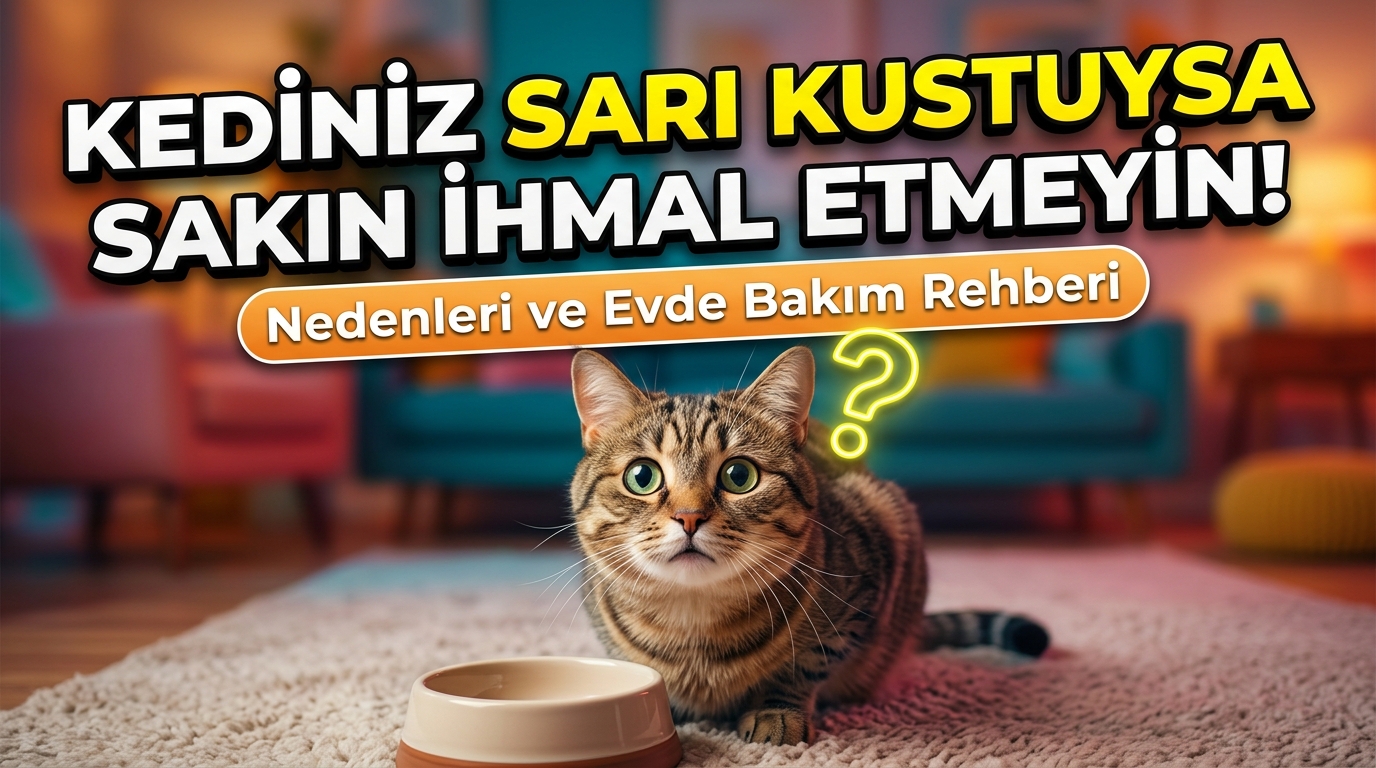 Kedim Sarı Renk Kusuyor