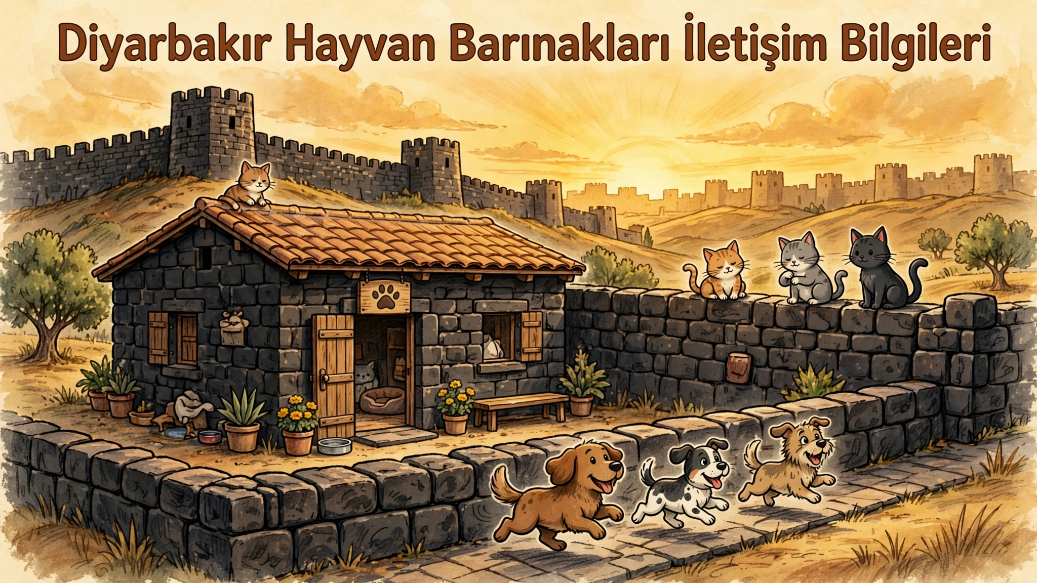 Diyarbakır Hayvan Barınakları Listesi | Telefon, Adres ve Konum